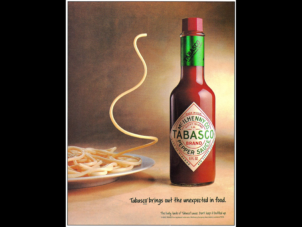 Tabasco - Pasta - Print