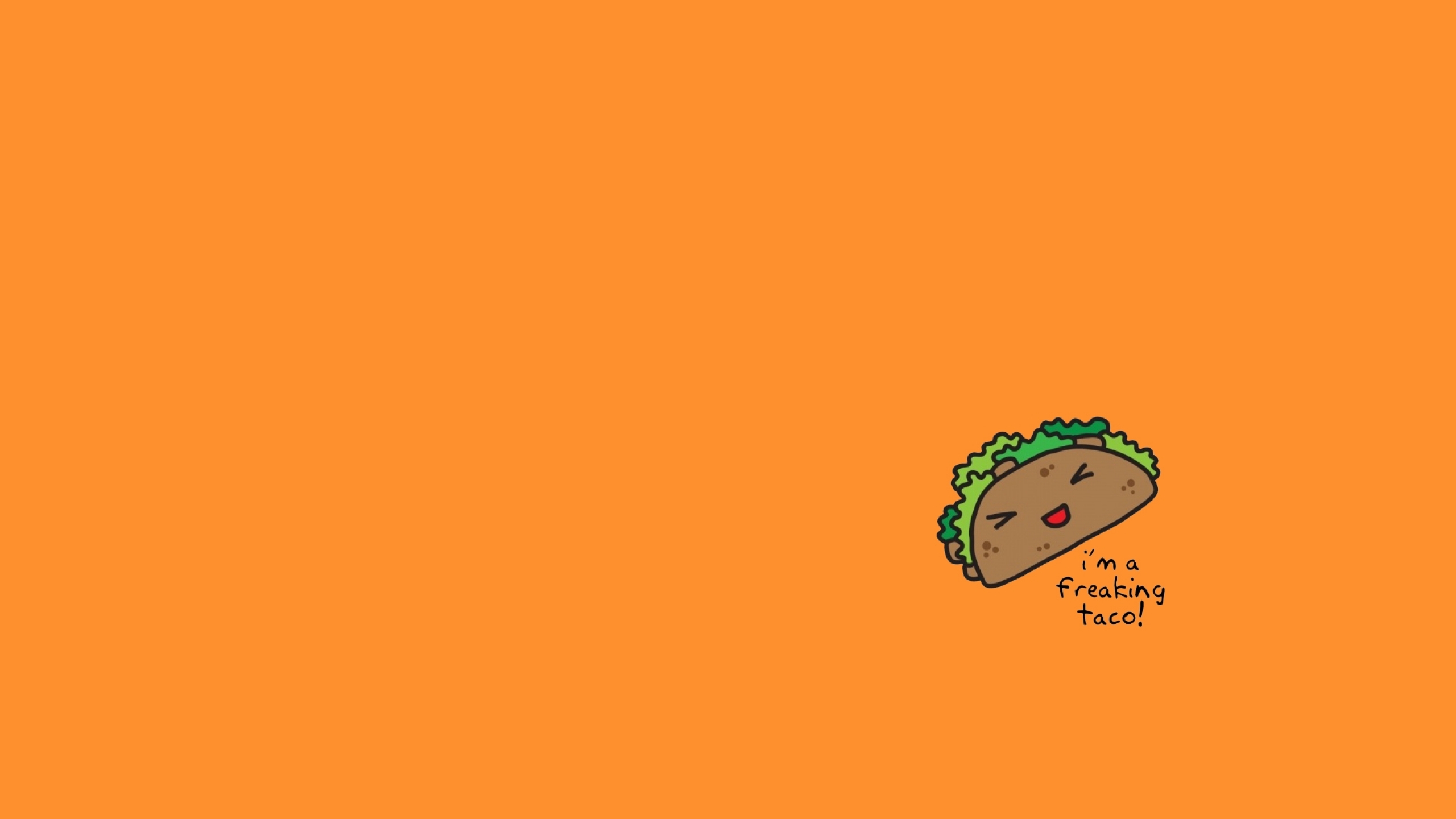 Download Wallpapers, Download 2560x1440 orange food tacos