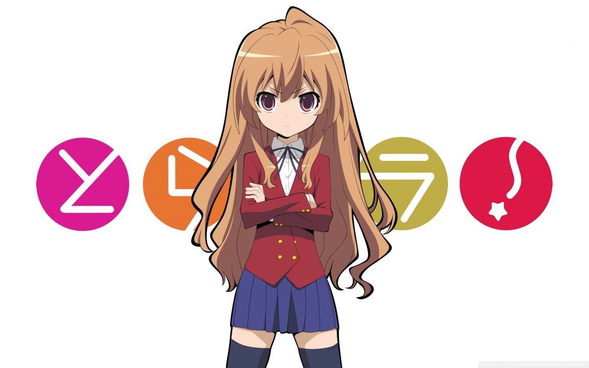 Wallpaper : Aisaka Taiga, Toradora, anime girls, simple background  1920x1080 - WivesBeforeLives - 1366427 - HD Wallpapers - WallHere