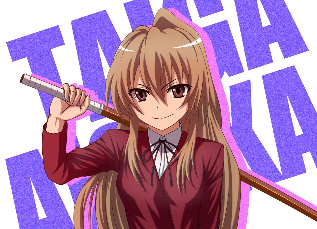 aisaka taiga seifuku sword toradora weapon - Konachan: Anime ...