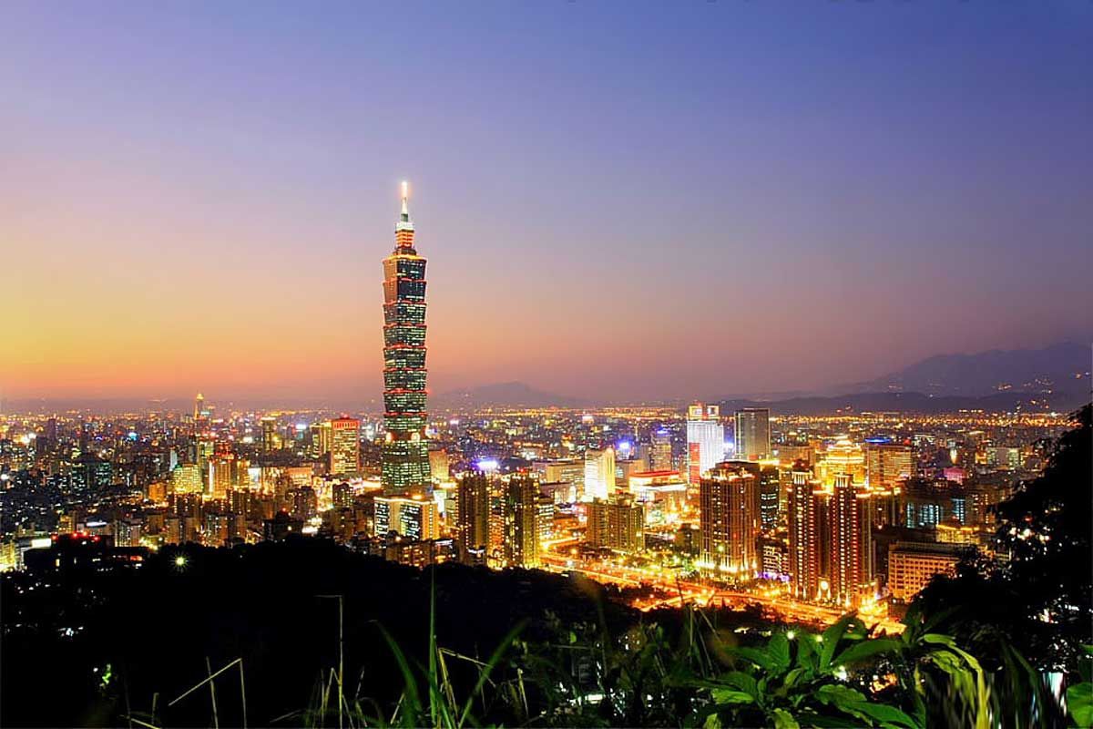 Taipei 101 Night Scenery Free Wallpaper World