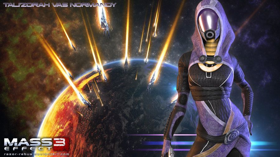 Mass Effect Wallpaper - Tali'Zorah by razor-rebus on DeviantArt