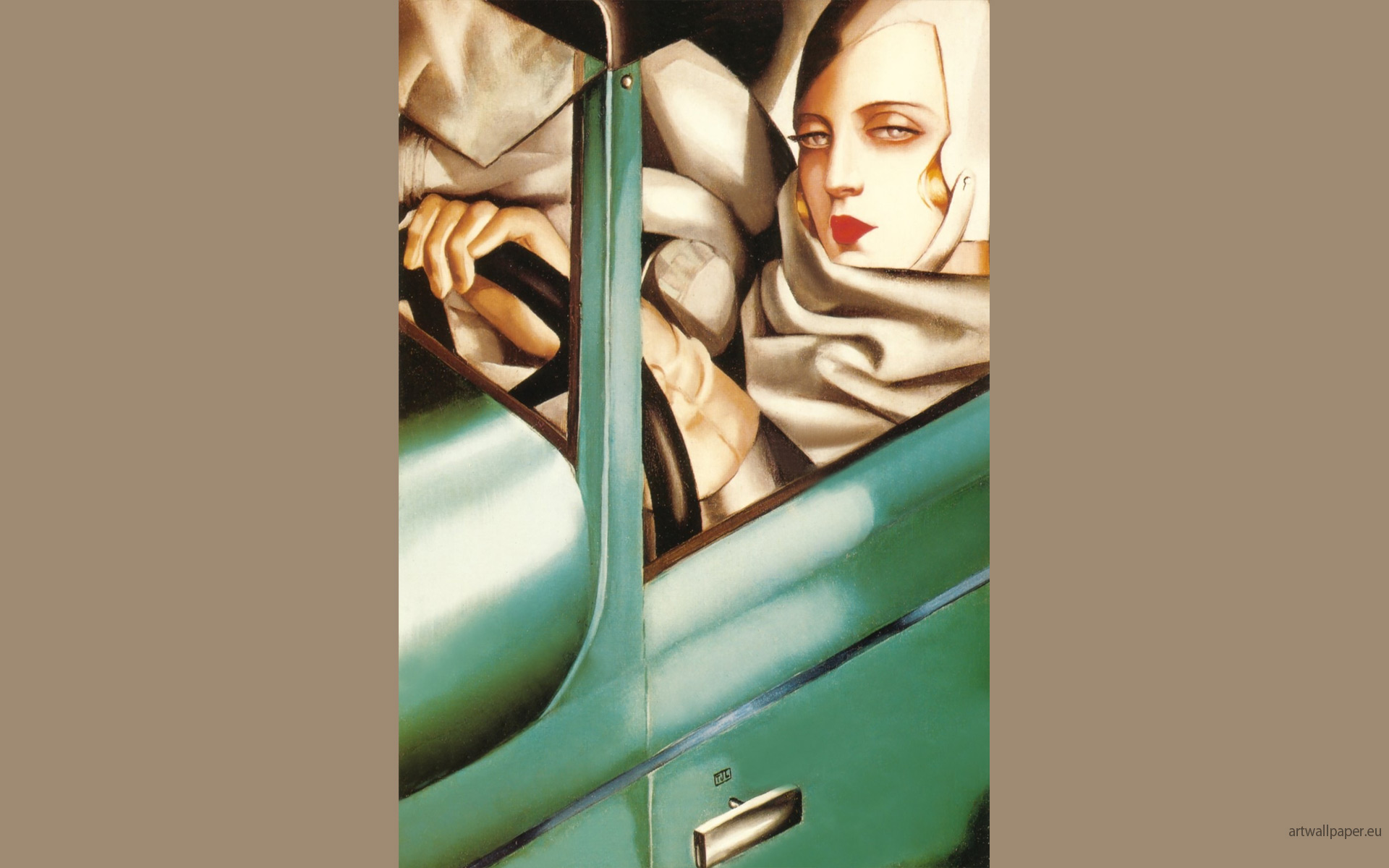 Tamara de Lempicka Wallpaper, Art Painting Wallpaper