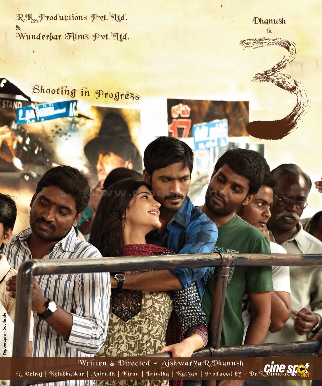 3 Tamil Movie Wallpapers 16