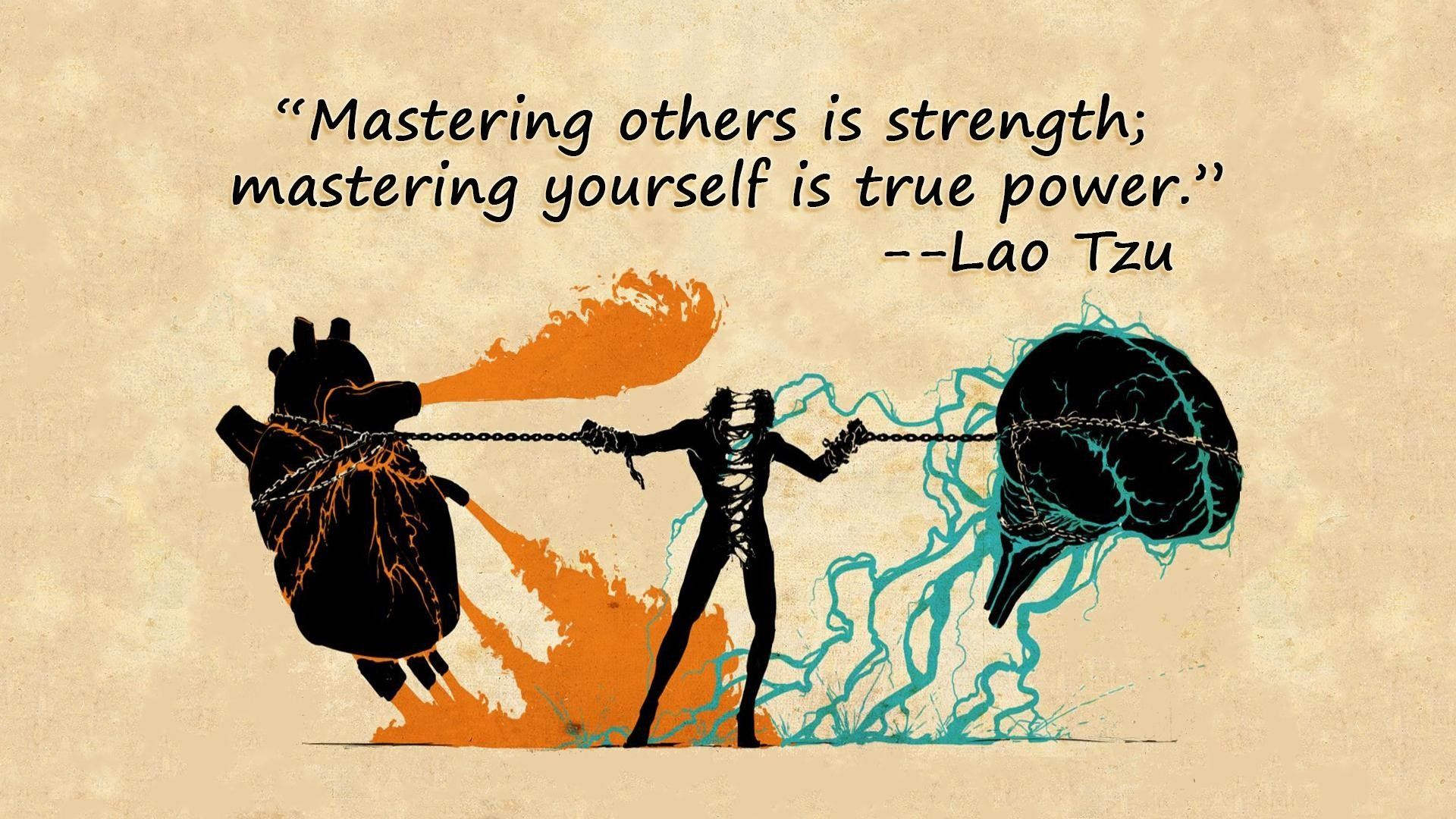 Quotes brain hearts chains Taoism Lao Tzu wallpaper | 1920x1080 ...