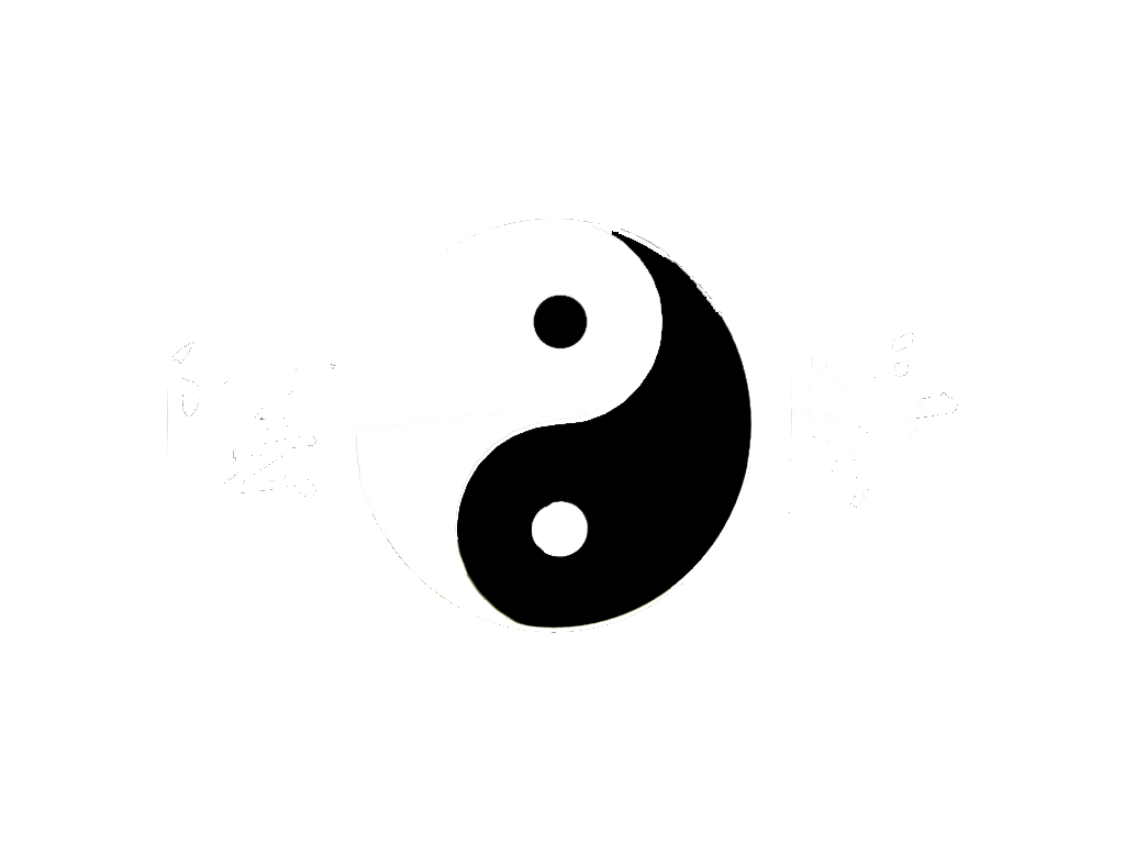 Ying yang black background editted