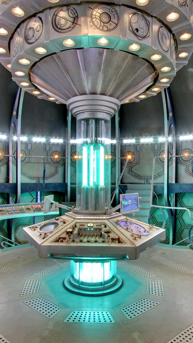 Looking for wallpaper of TARDIS interior as if looking in through