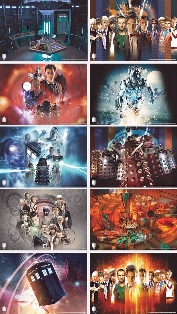 Doctor Who Wallpaper Mural New Tardis Interior Merchandise
