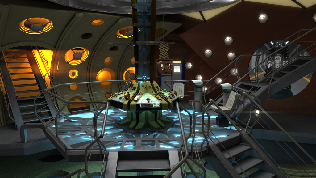 Doctor Who - 2012 Tardis Console Room by DoctorWhoOne on DeviantArt