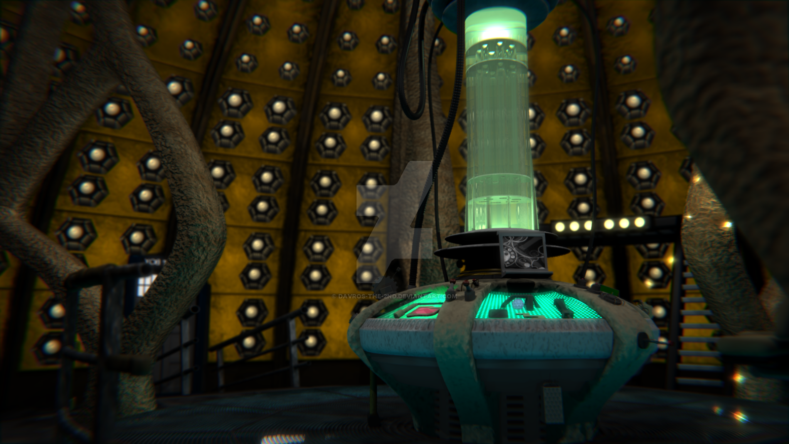 11th Doctor Matt Smith TARDIS interior by Davros the 2nd