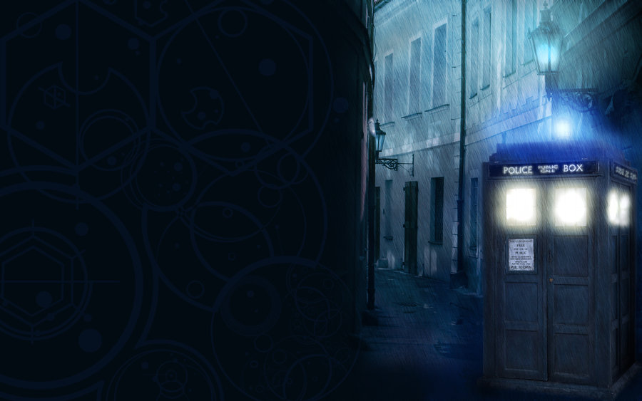 TARDIS Wallpaper - now for iPhone 5 Retina iPads by deebeeArt