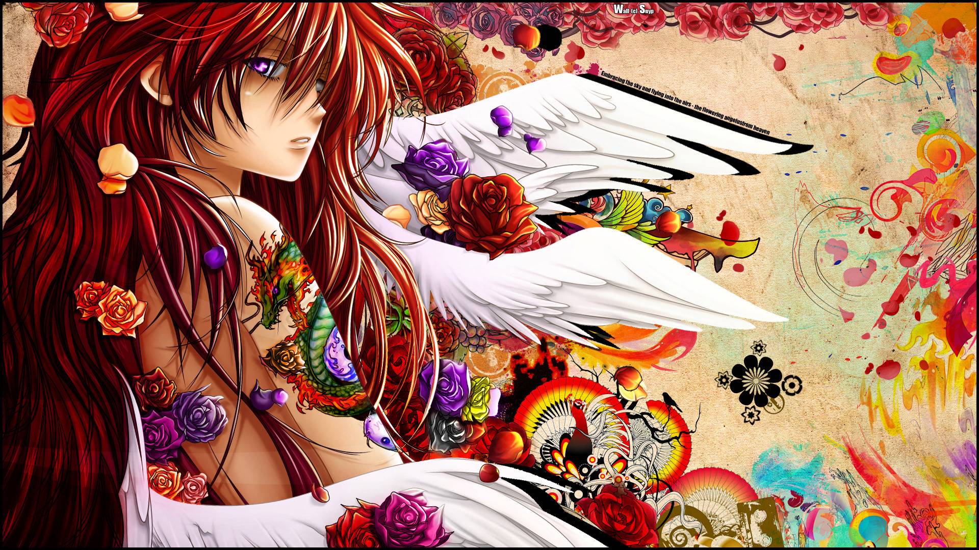 Anime Girl Tattoo Art Images Wallpaper Widescr #7678 Wallpaper ...