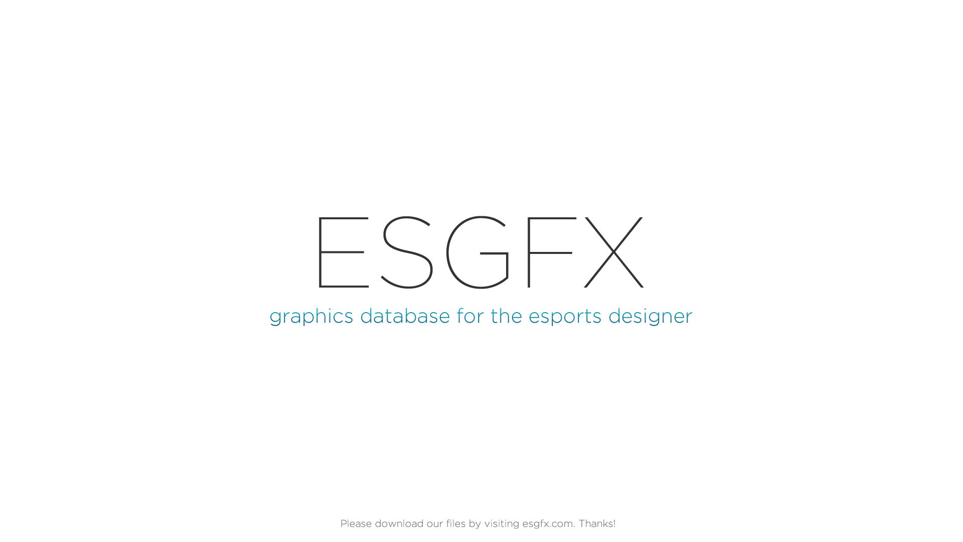 ESGFX » Esports graphics database