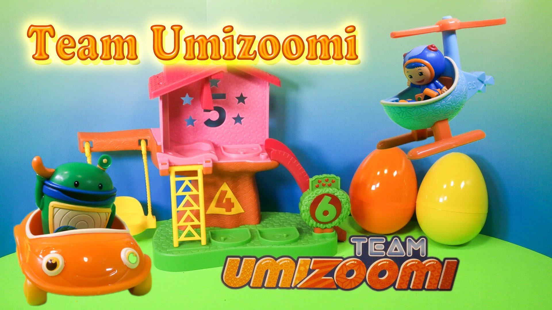 TEAM UMIZOOMI Nickelodeon Team Umizoomi Bot Car and Umicopter a
