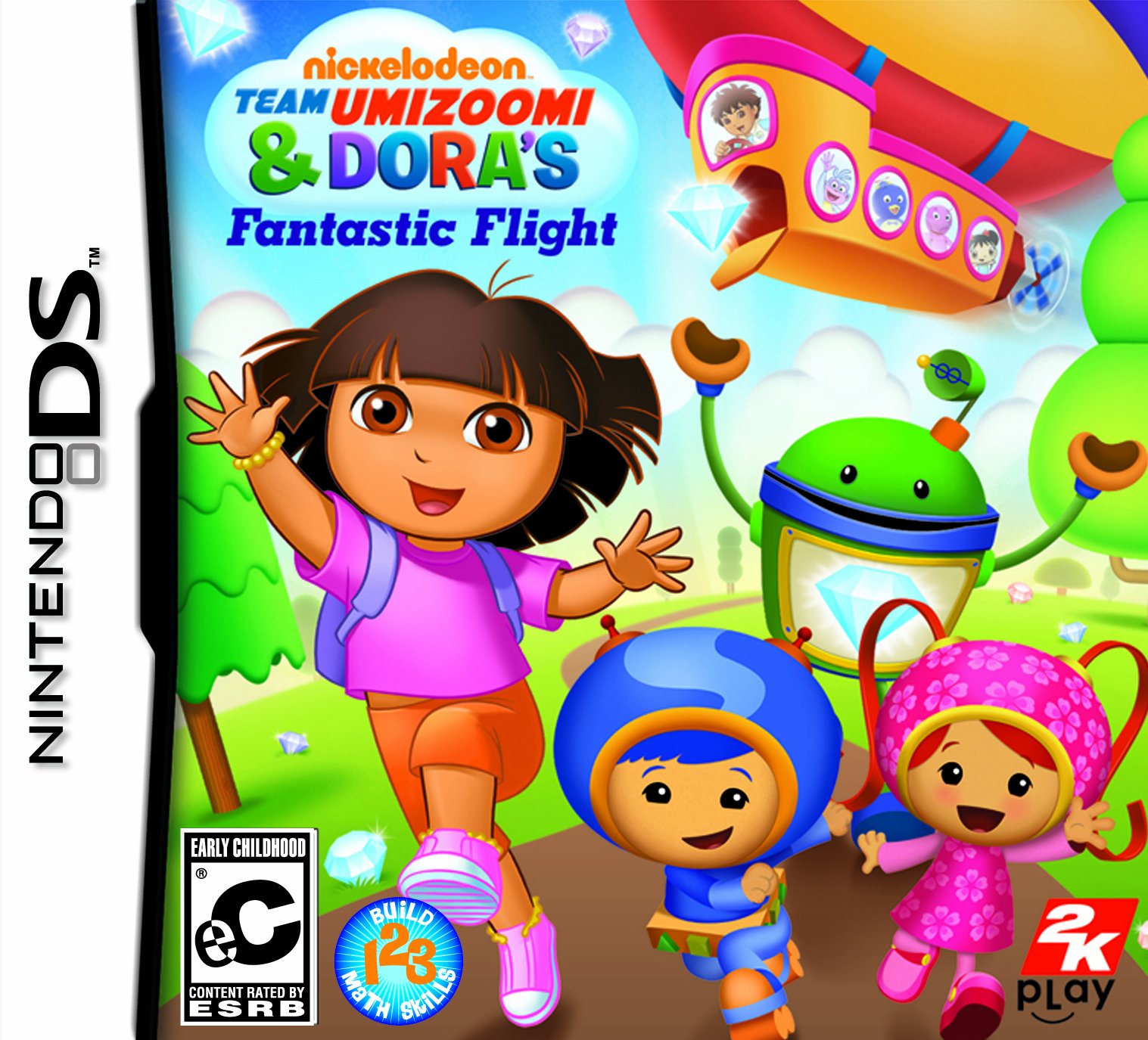 Nickelodeon Team Umizoomi & Doras Fantastic Flight Boxart - High resolution