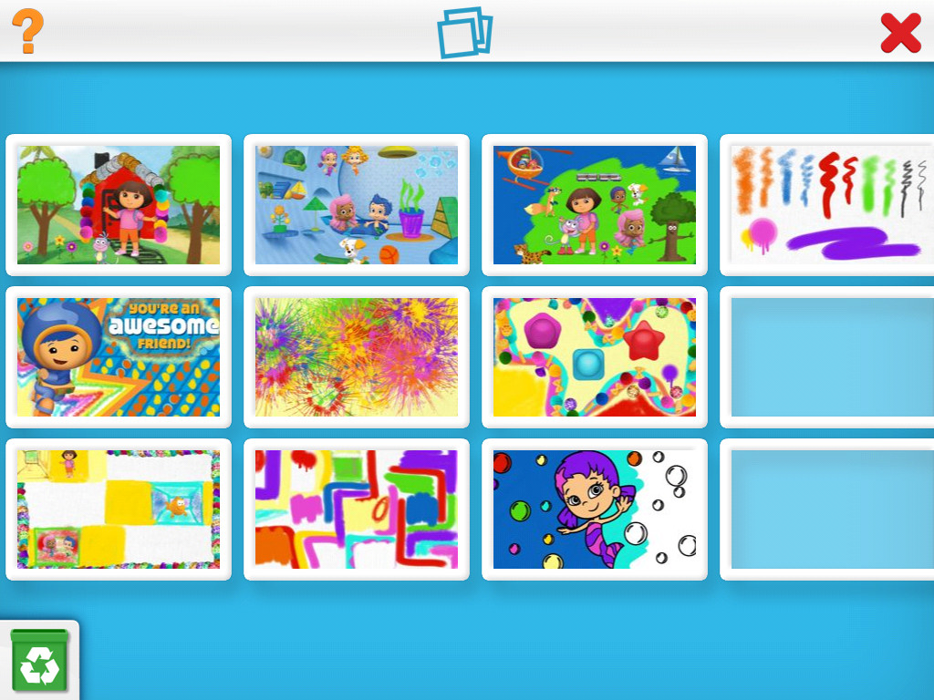 Application iPhone, iPad: Nick Jr Draw & Play HD - Games