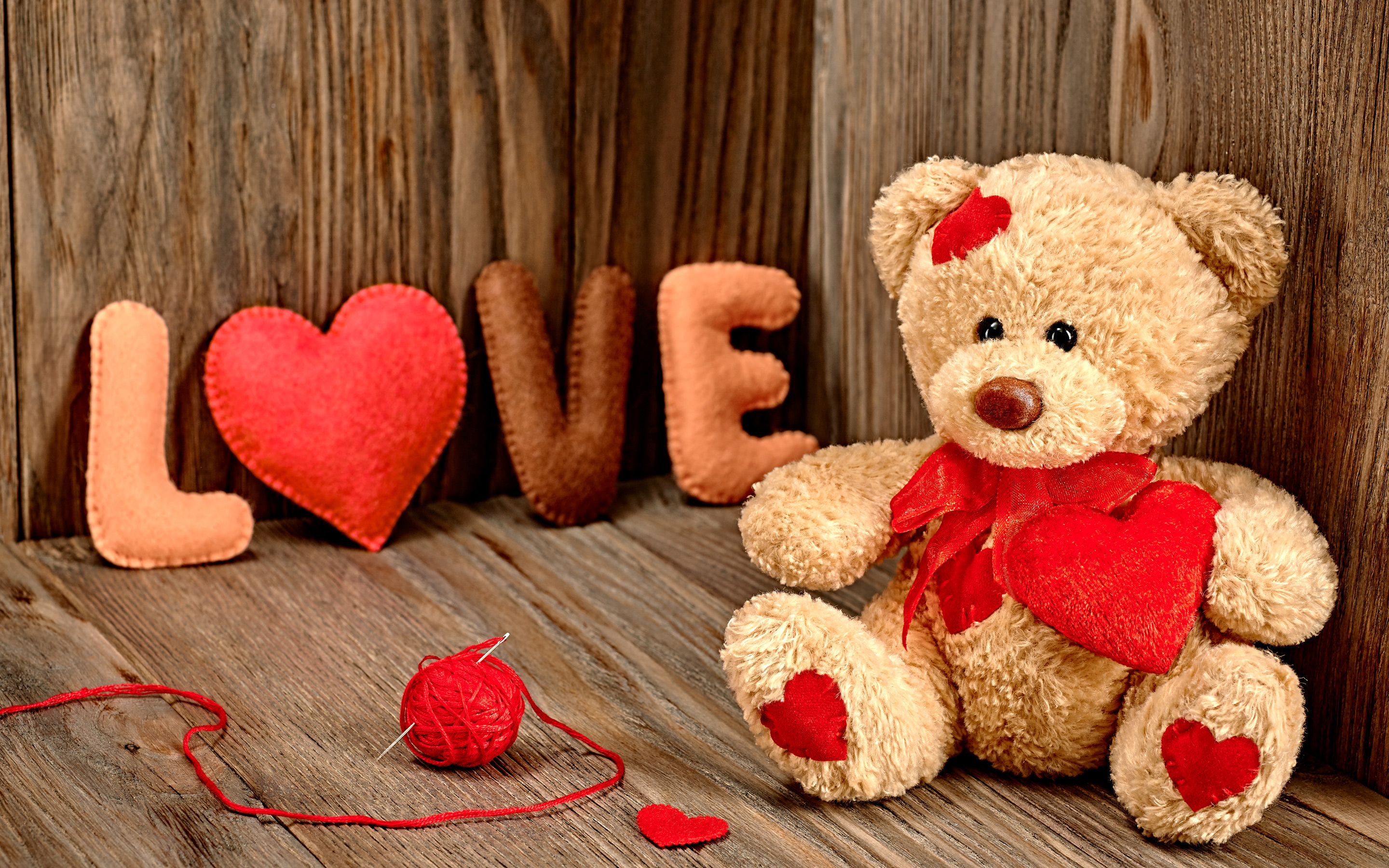 Cute and Romantic Wallpaper with Teddy Bear Picture HD