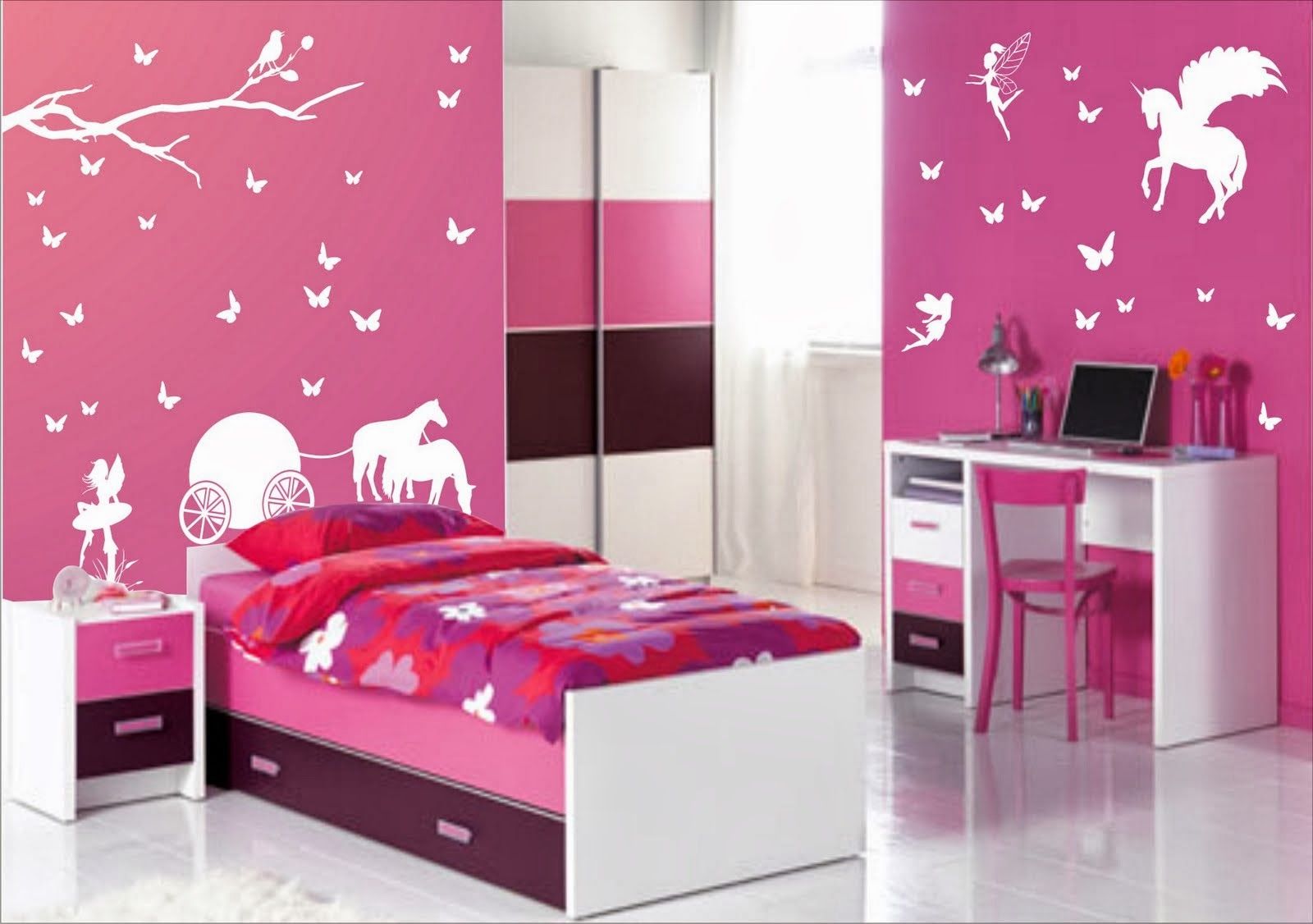 Teenage Girls Bedrooms Designs HD Backgrounds