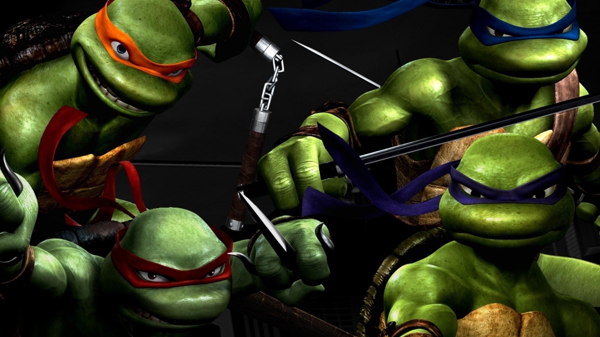 HD Funny Teenage Mutant Ninja Turtles TMNT Wallpaper HD 1080p Full