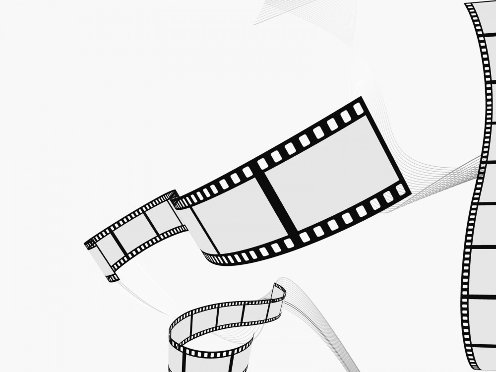Movie Film Strips Backgrounds - Movie & TV - PPT Backgrounds