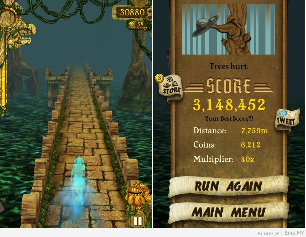 Temple Run a hit! Sequel set to arrive June 14