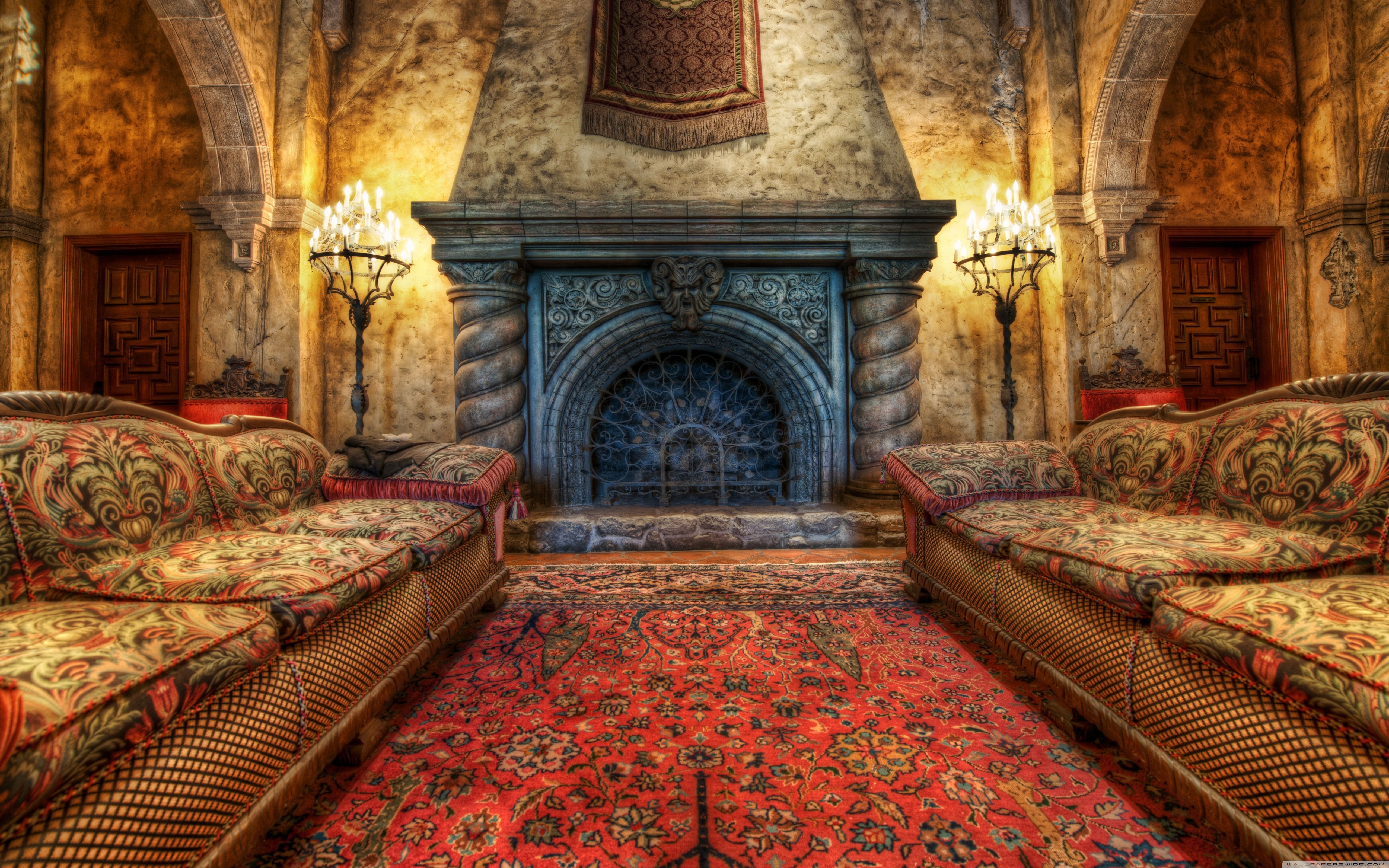 The Fireplace In The Tower Of Terror Wallpaper Full HD [5120x3200 ...