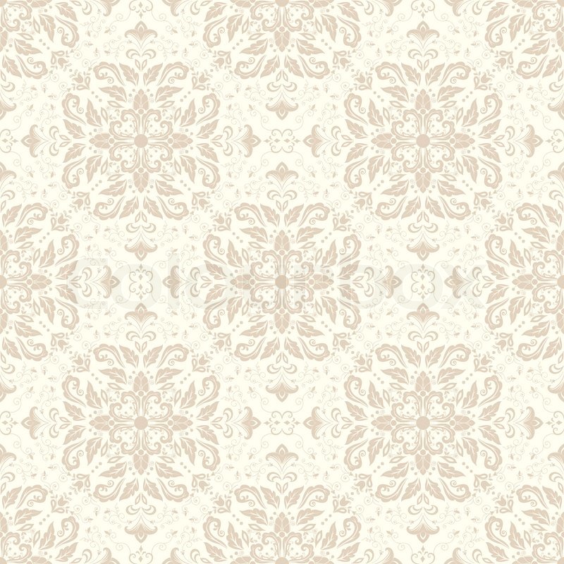 Vector damask seamless pattern background. Elegant luxury texture ...