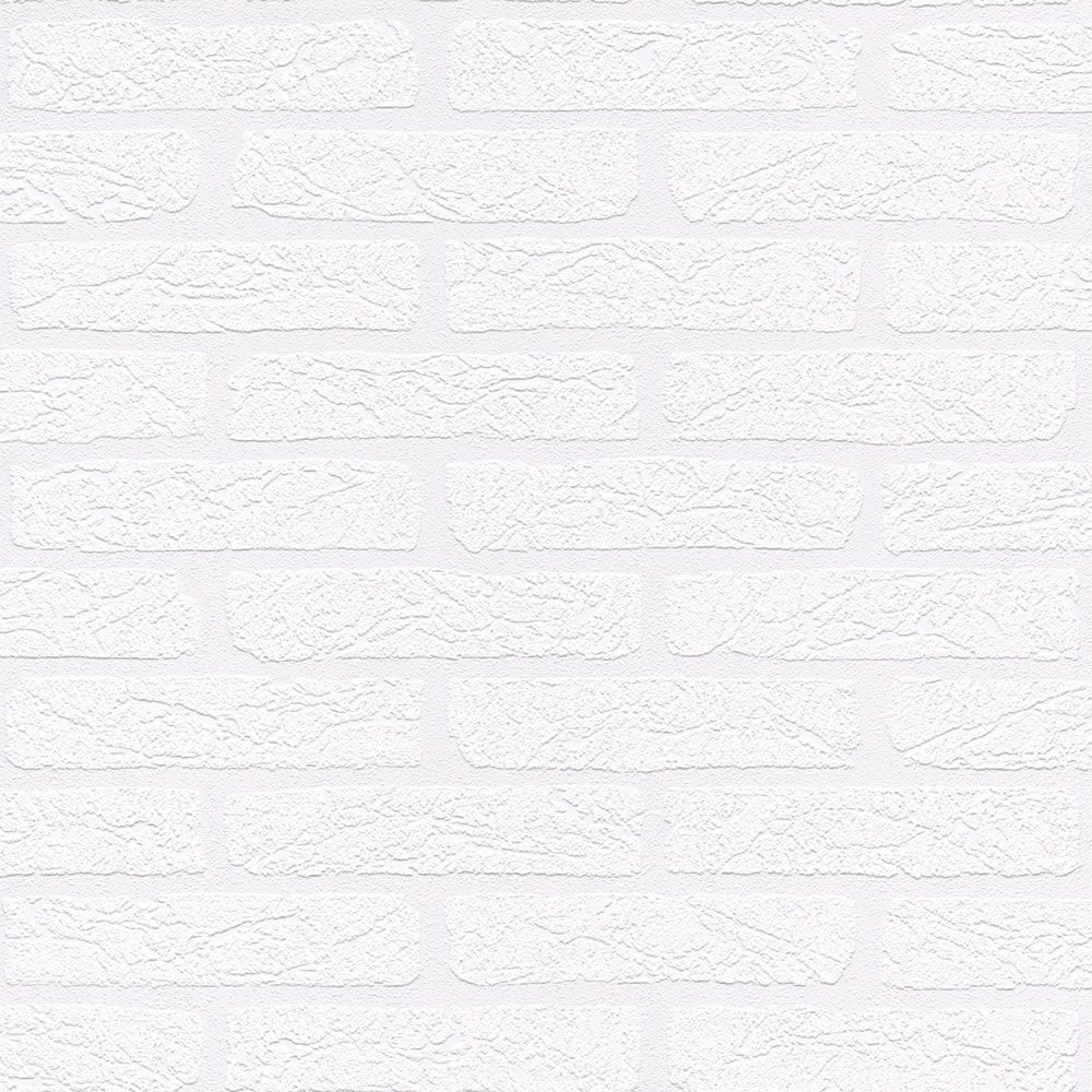 White brick texture effect wallpaper 2016 - White Brick Wallpaper