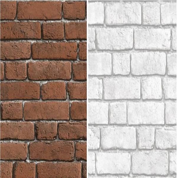 diy brick wallpaper embossed 2016 - White Brick Wallpaper
