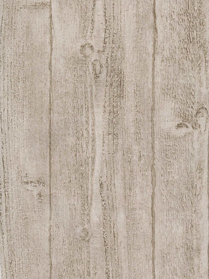 Interior Place - Beige Rustic Textured Old Wood Wallpaper, 25.99