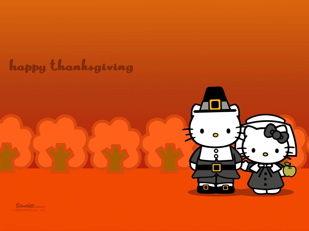 Hello Kitty Thanksgiving Day Wallpaper Desktop #15798 Wallpaper ...