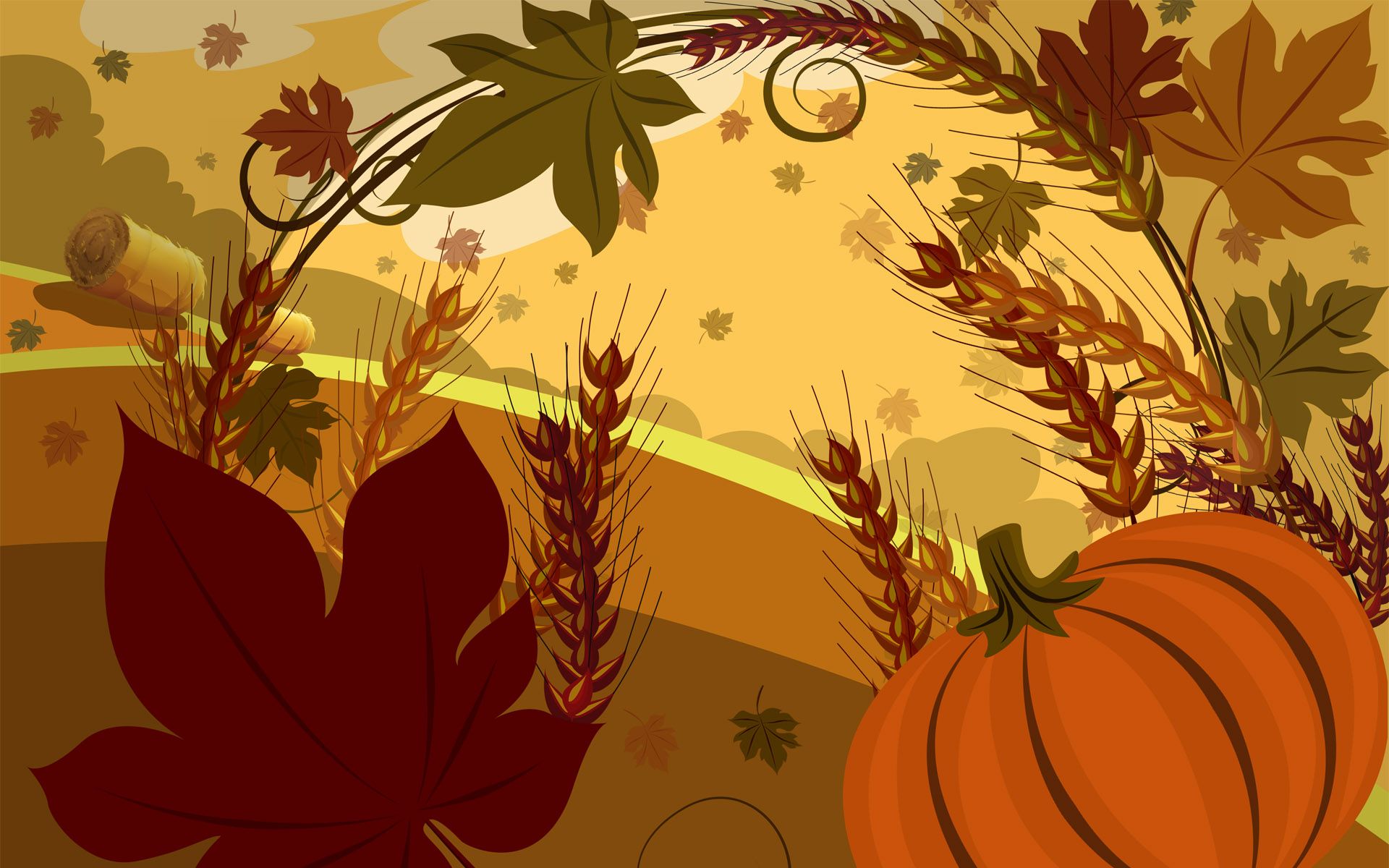 Cute thanksgiving wallpaper and theme for Windows 10 | All for ...