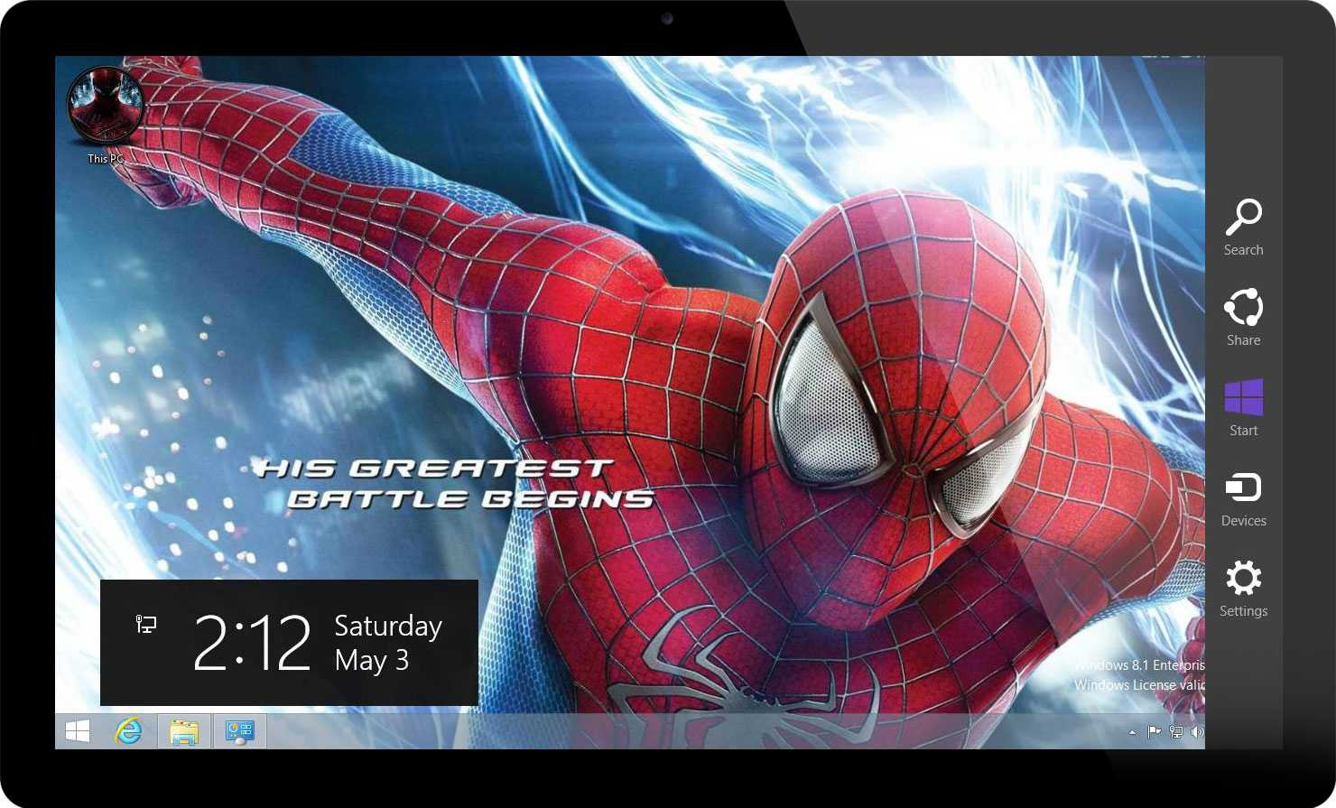 The Amazing Spider-Man 2 Theme For Windows 7 and Windows 8