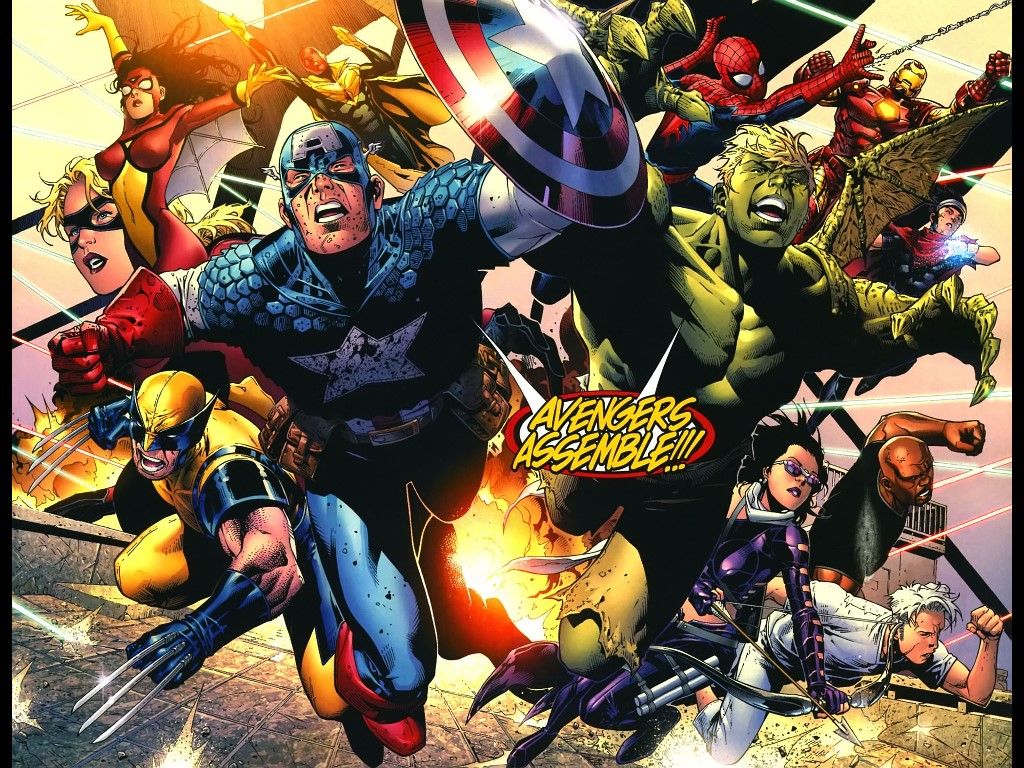 My Free Wallpapers - Comics Wallpaper : Avengers Assemble!