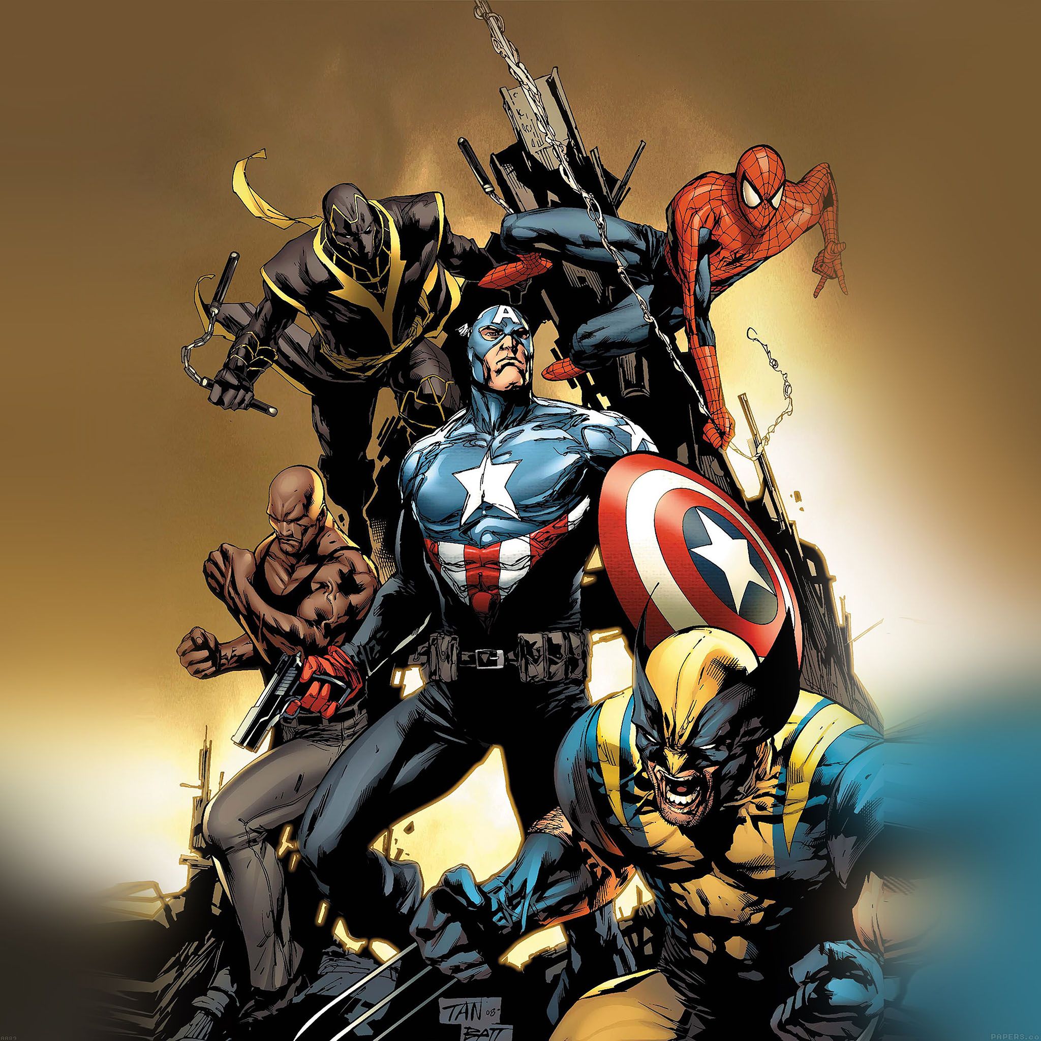 Android Wallpaper Avengers Assemble