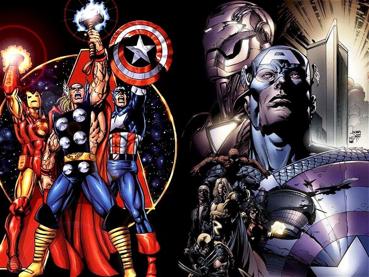 Avengers 1 - Comics Photography Desktop Wallpapers