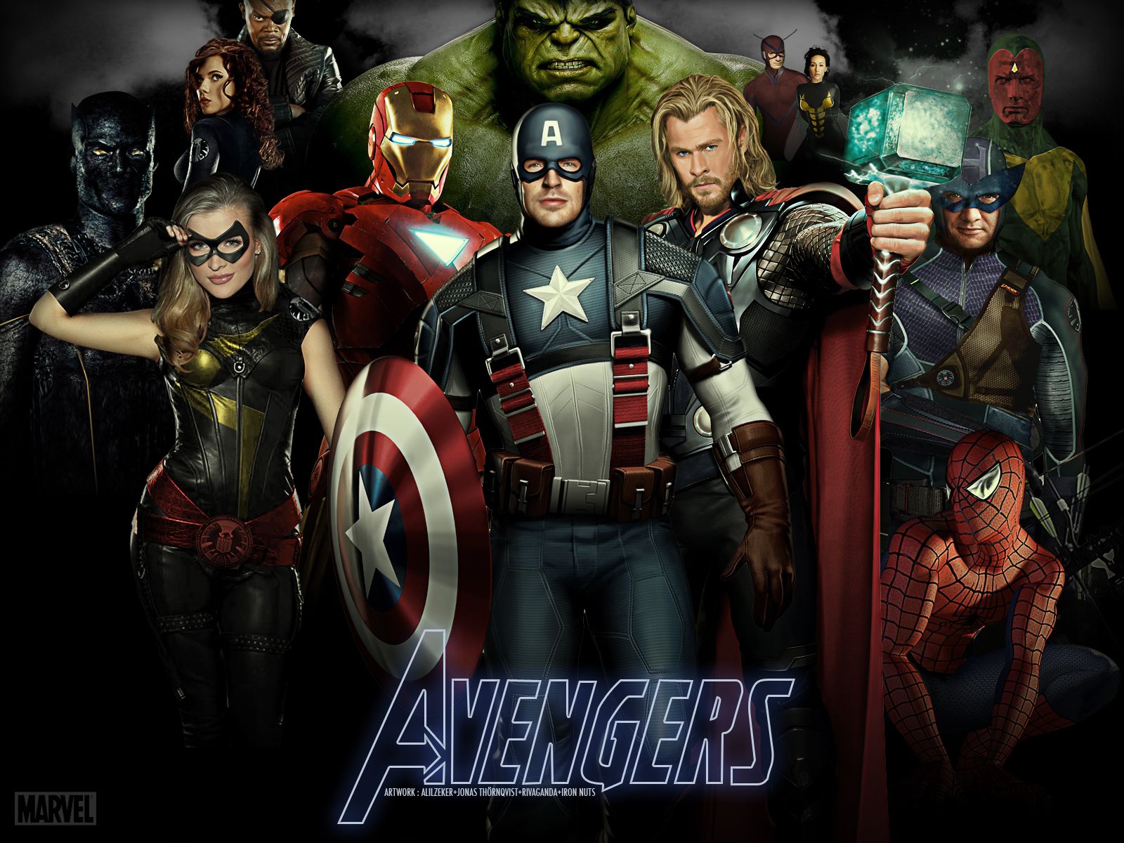 All avengers - Marvel Comics Wallpaper 25389349 - Fanpop