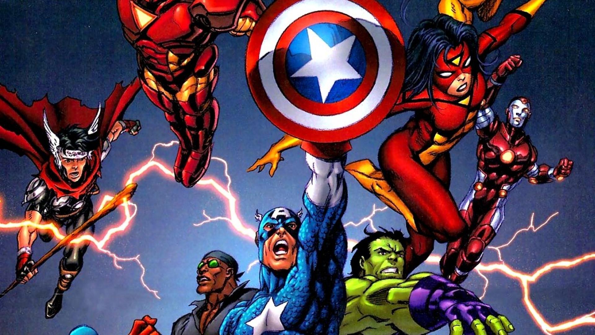 hulk iron man thor captain america avengers comics cartoon HD ...