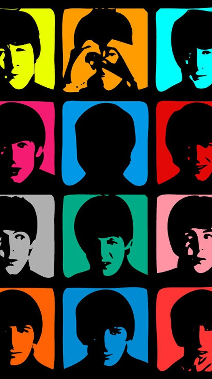 The Beatles Cartoon Iphone 5 Wallpapers And Backgrounds 640 X 1136 ...