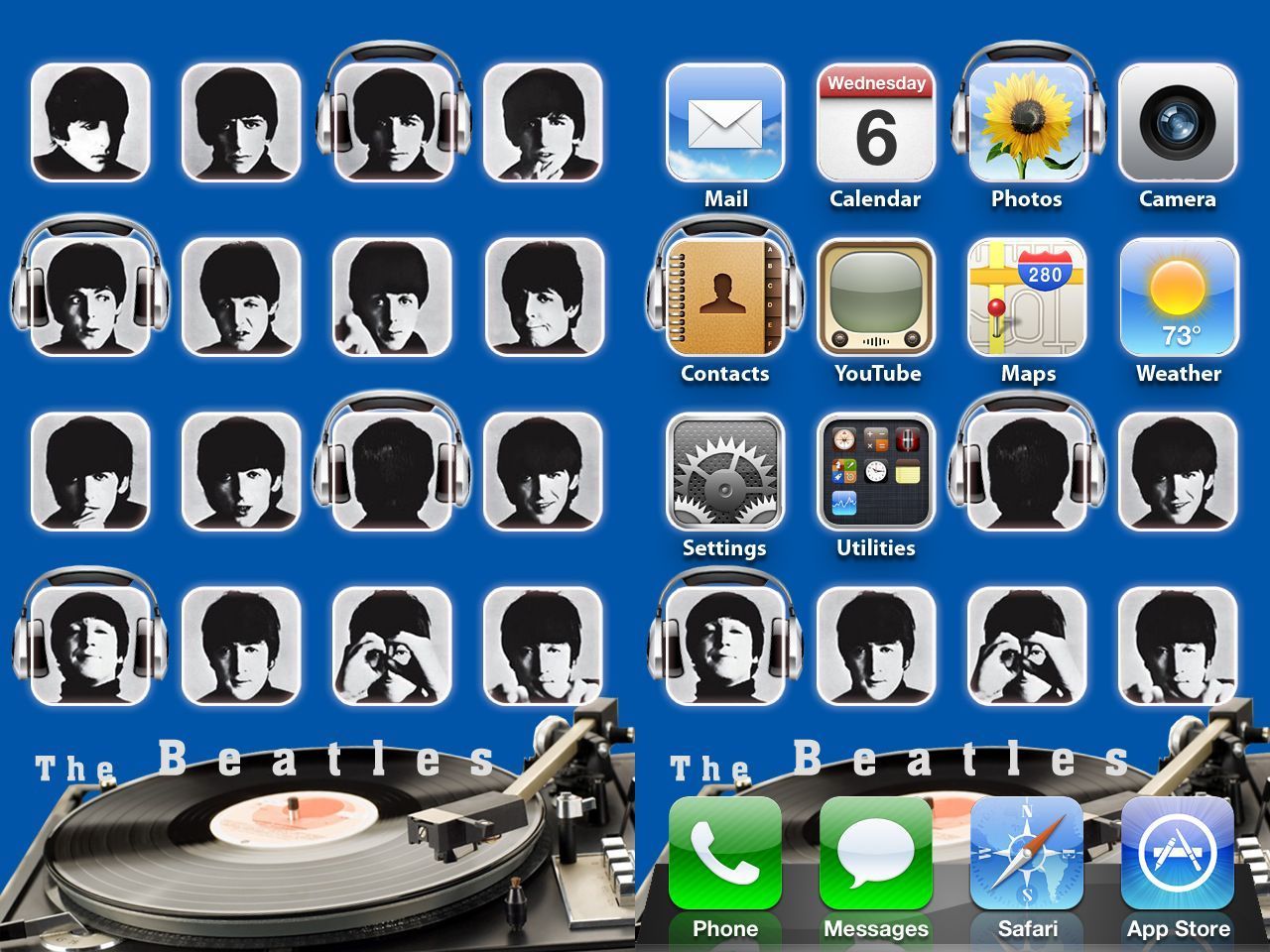 DeviantArt: More Like The Beatles Wallpaper iPhone by ChrisssG