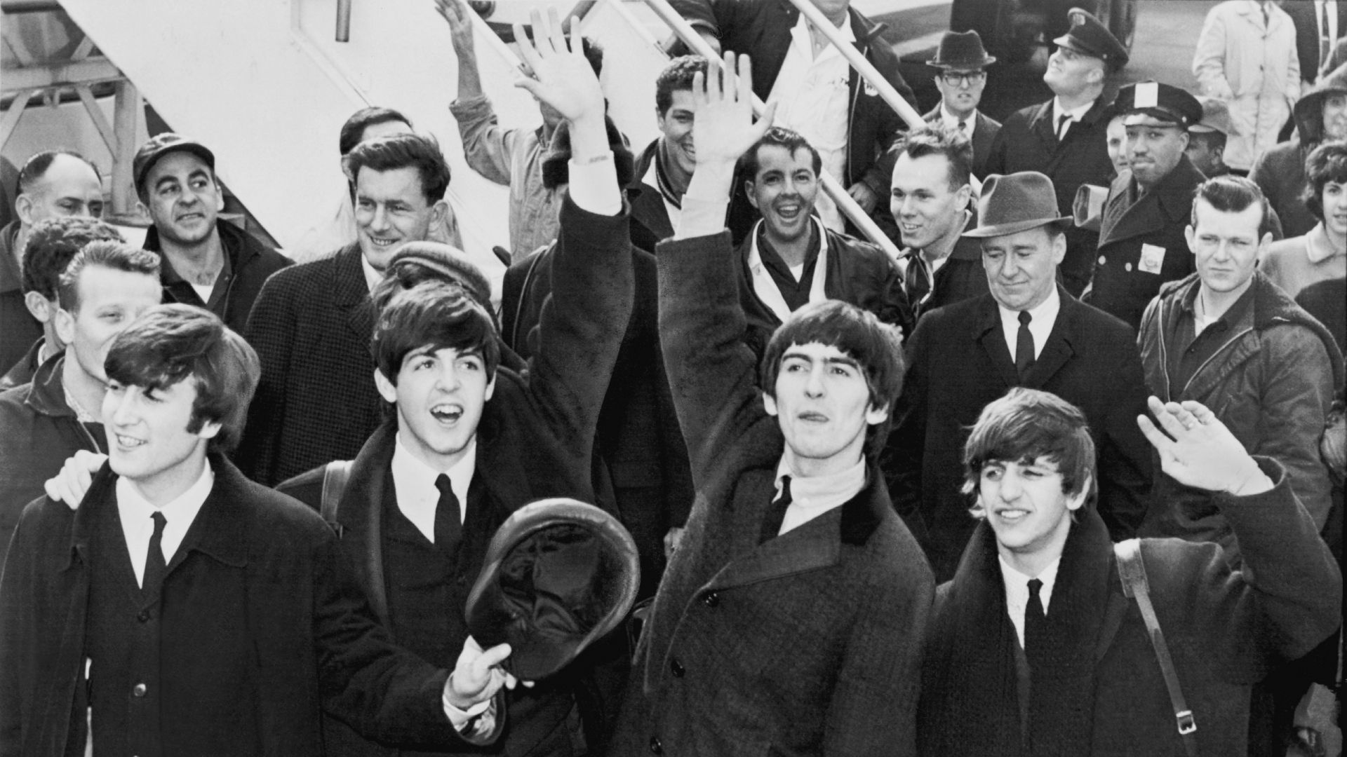 Download Wallpaper 1920x1080 The beatles, Band, Members, Suits ...