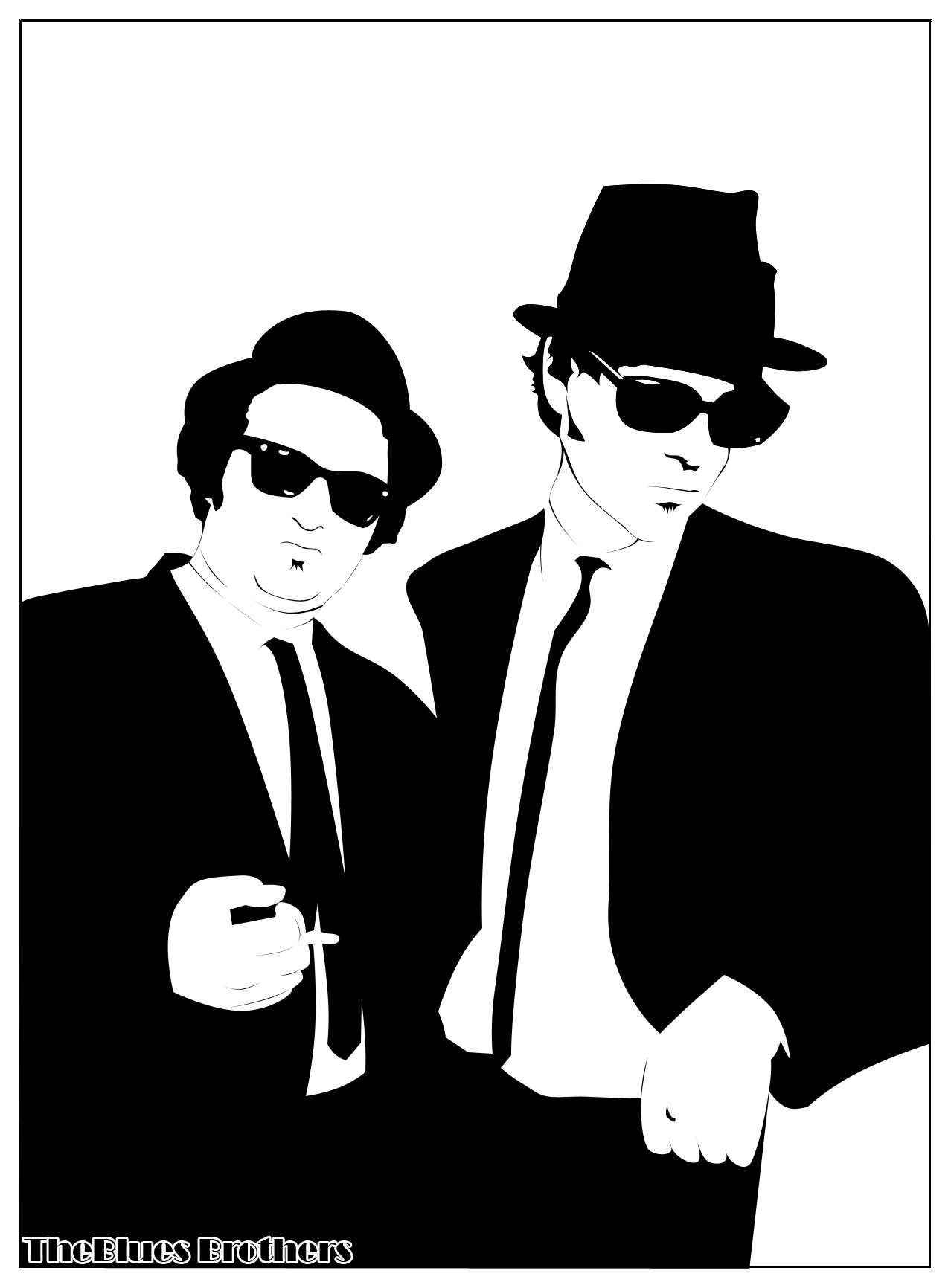 The Blues Brothers by Eshima on DeviantArt