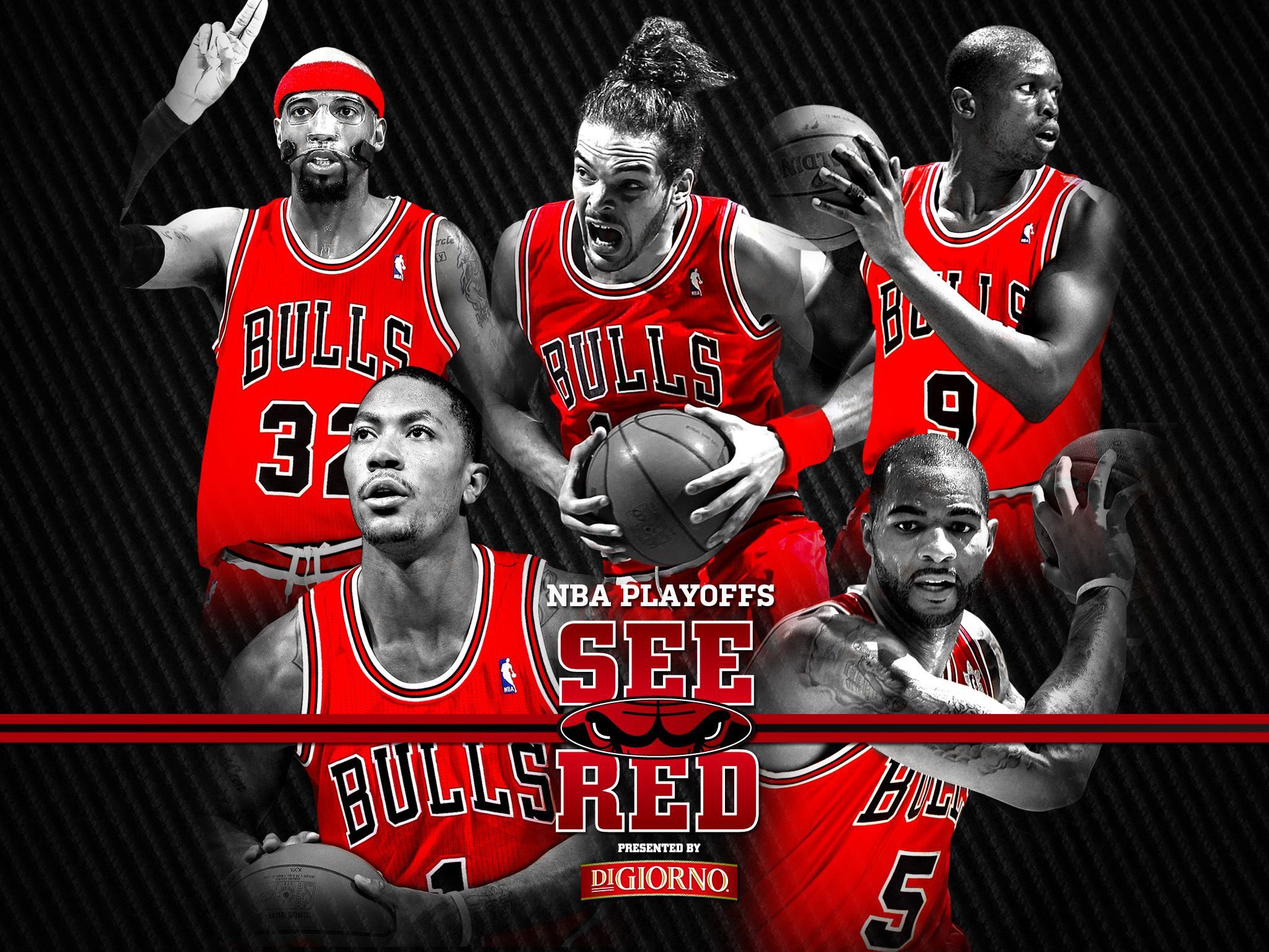 2012 Playoffs: See Red Wallpaper | Chicago Bulls