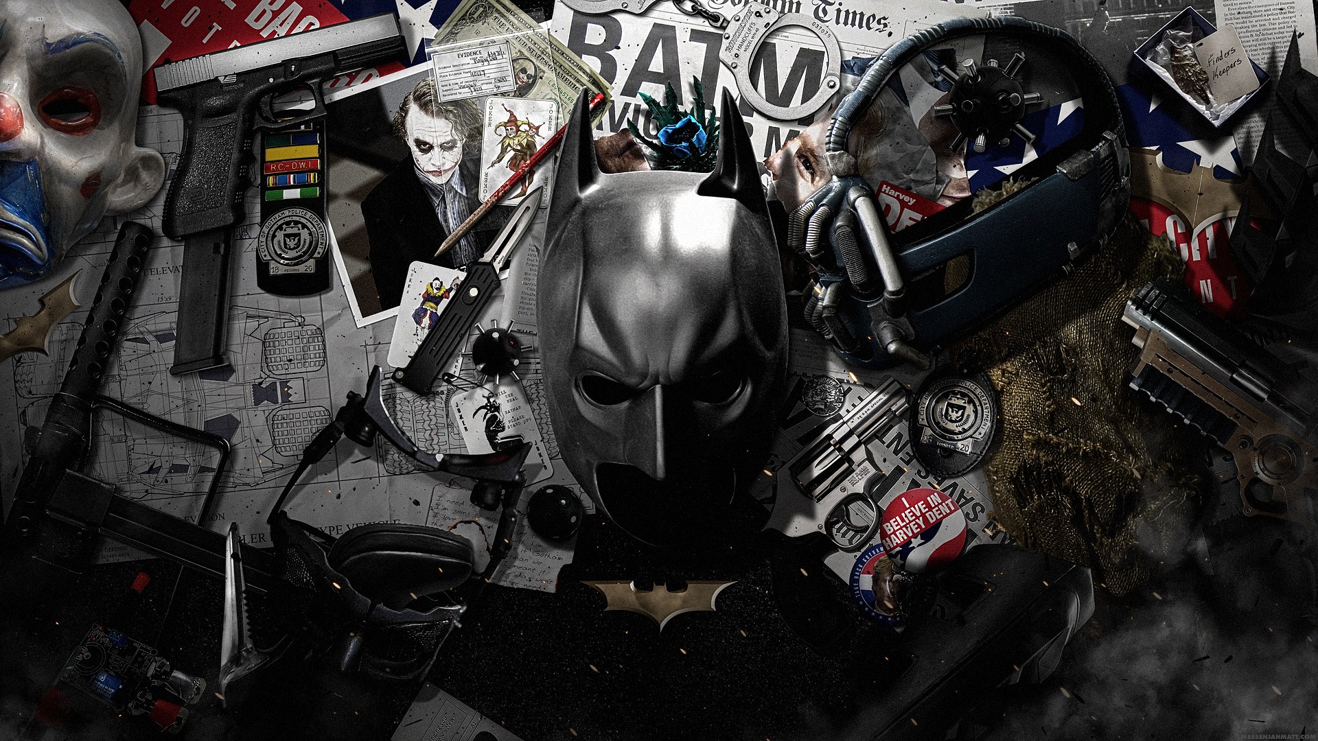 Batman The Dark Knight Wallpapers Desktop Background - Kemecer.com