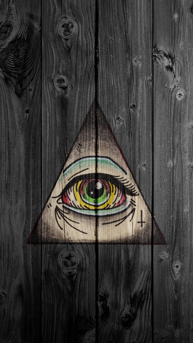 Third Eye Symbol iPhone 5 Wallpaper (640x1136)
