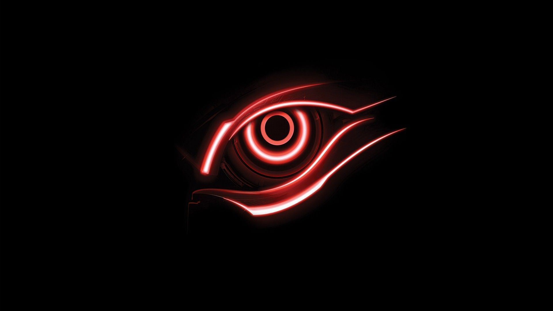 The All-Seeing Eye Red techno wallpapers and images - wallpapers ...