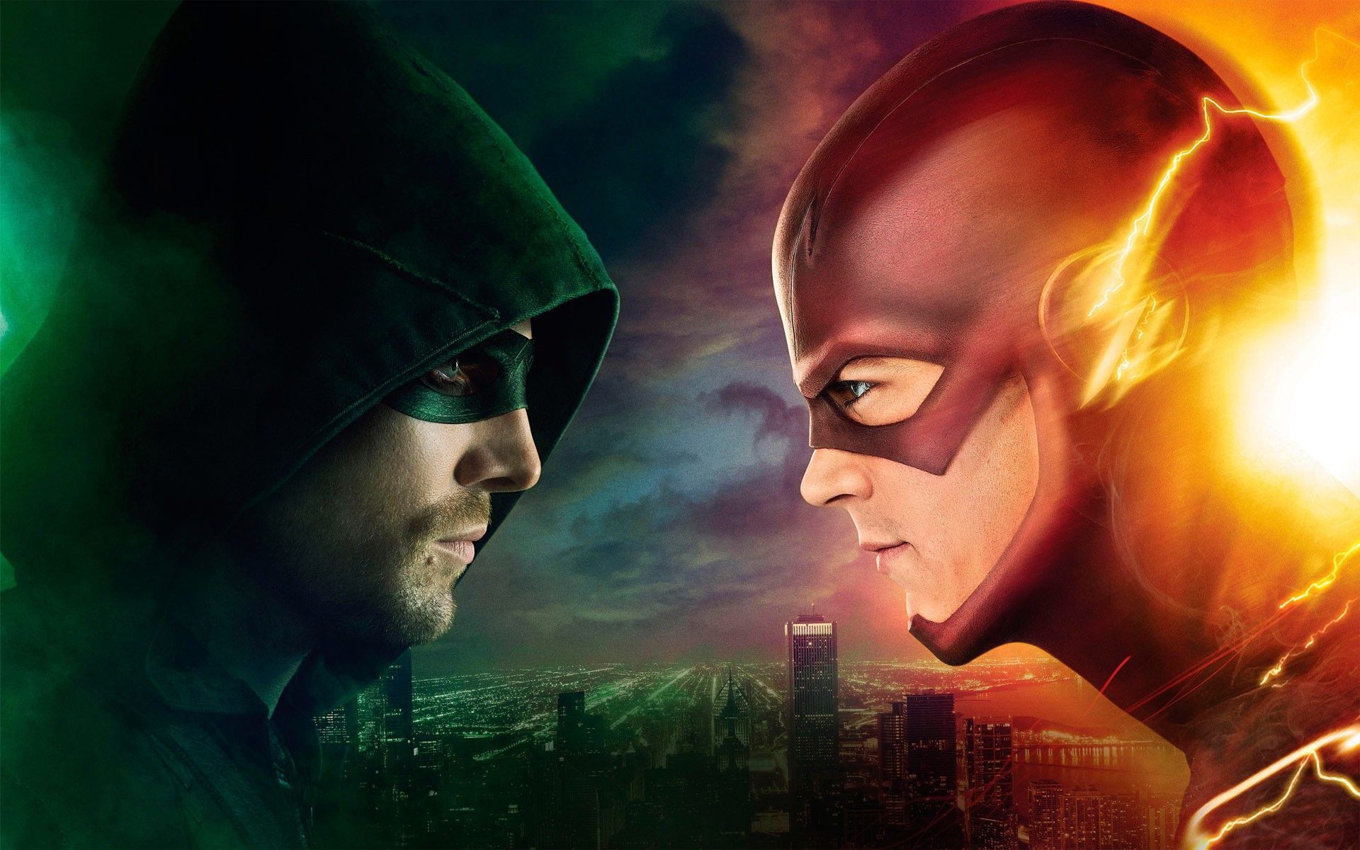 Arrow vs The Flash TV Series Free Wallpapers for Desktop | HD ...