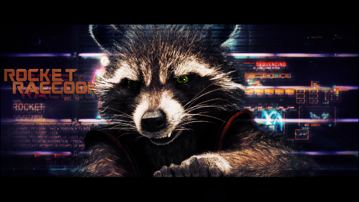 Rocket Raccoon - Guardians of the Galaxy wallpaper by BiigM on ...