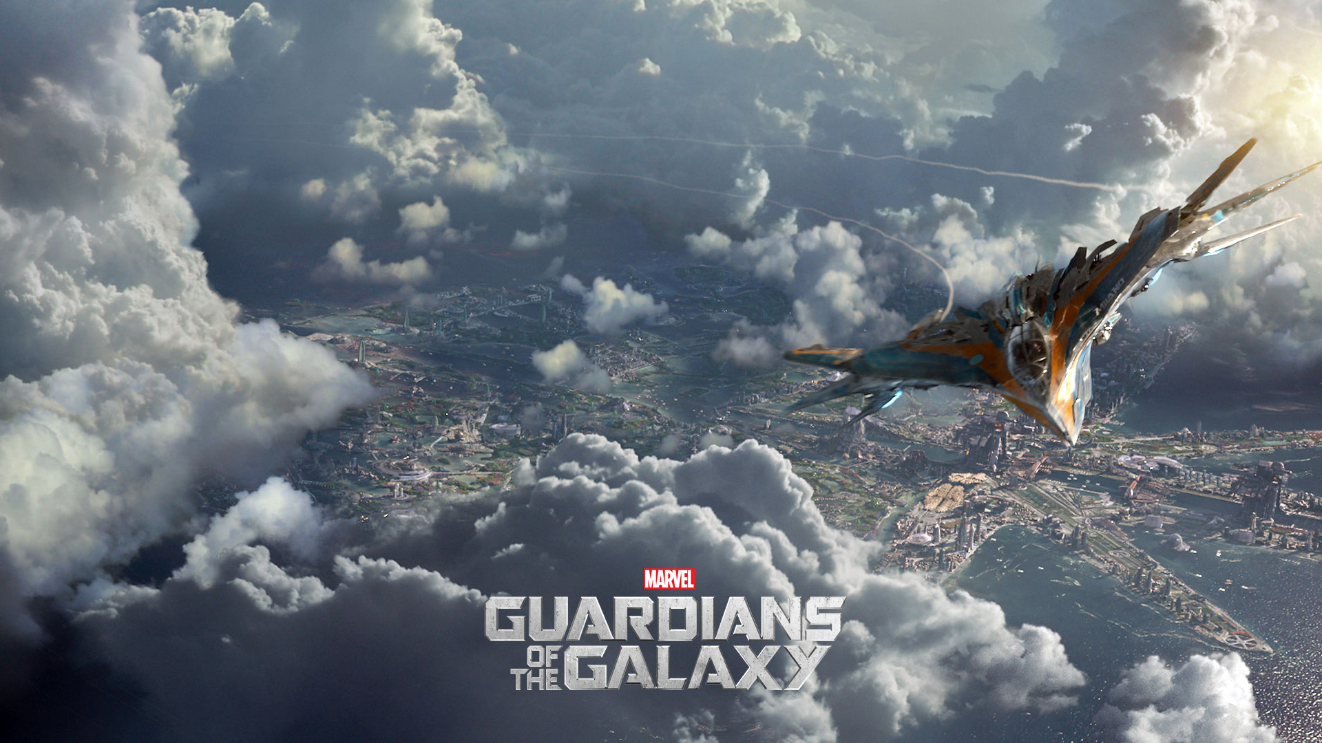 HD Guardians Of The Galaxy Aircraft Marvel Wallpaper Full Size ...