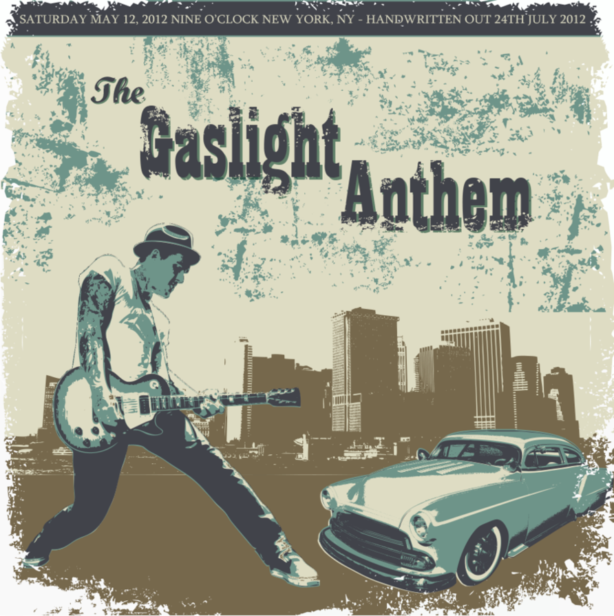 The Gaslight Anthem Poster by cspringall on DeviantArt